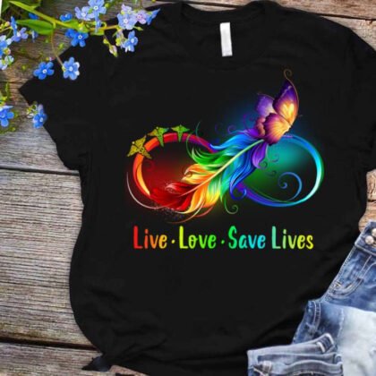 Live Love Save Lives - Nurse Rainbow Pride
